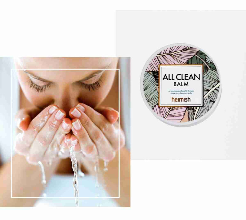 Bild mit Text "Alles über Double Cleansing" die doppelte Gesichtsreinigung mit Ölreiniger