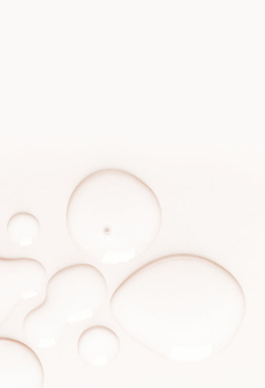 Background für den Header koreanische Kosmetik mit rosa Bubbles FLüssigkeit