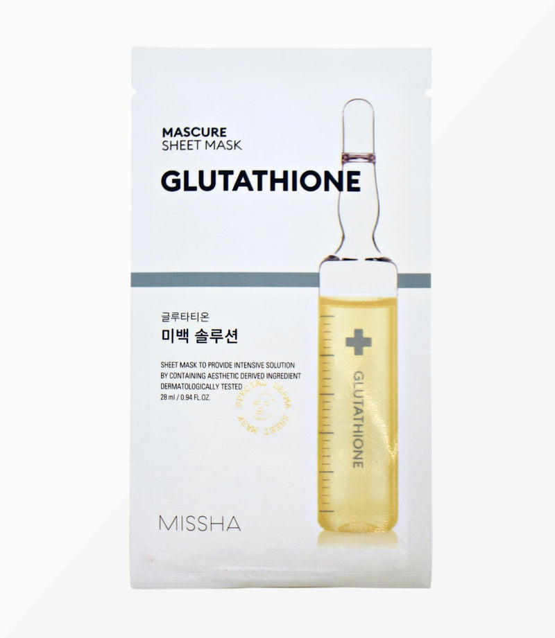 Bild von Tuchmaske MISSHA Mascure Whitening Glutathione Sheet Mask