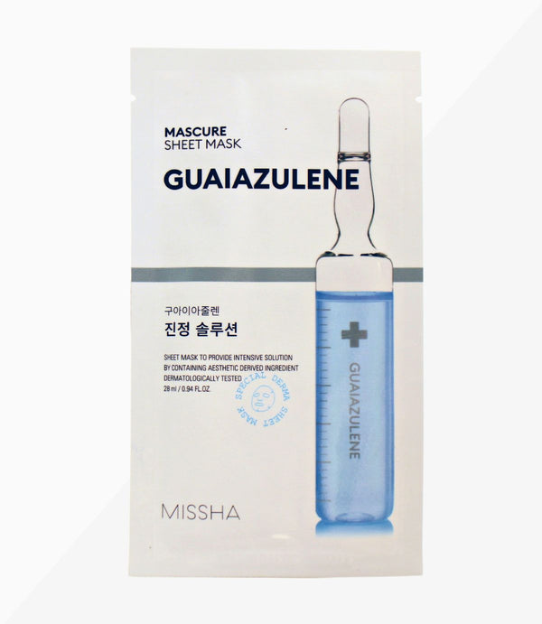 Bild von Tuchmaske MISSHA Mascure Calming Guaiazulene Sheet Mask