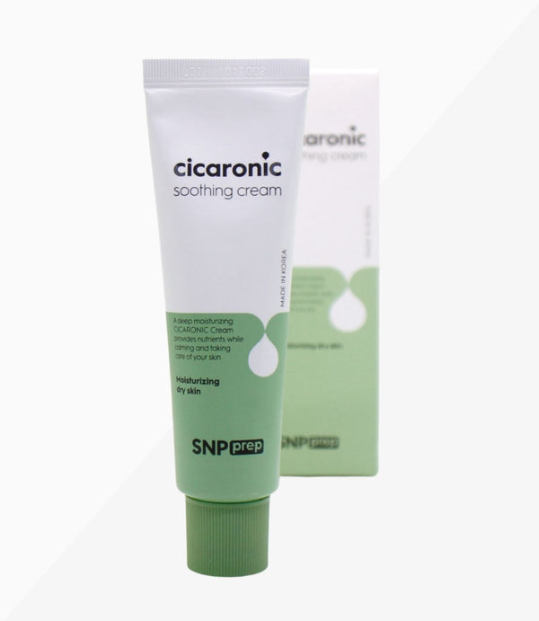 Foto von SNP Prep Cicaronic Soothing Cream mit Verpackung