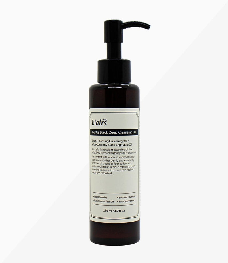 dear, Klairs Gentle Black Deep Cleansing Oil