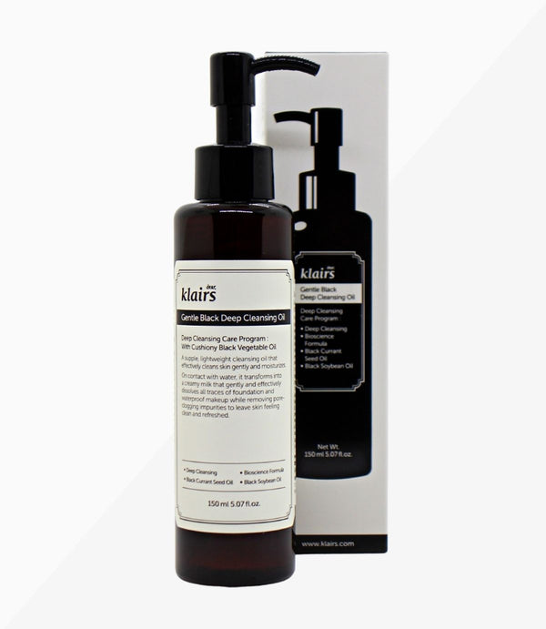 dear, Klairs Gentle Black Deep Cleansing Oil